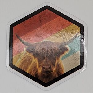 Highland‎ Cow Sticker
